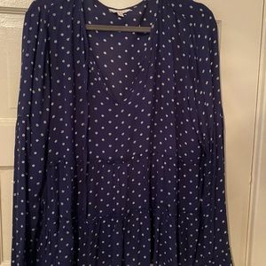 Navy Large long sleeve top